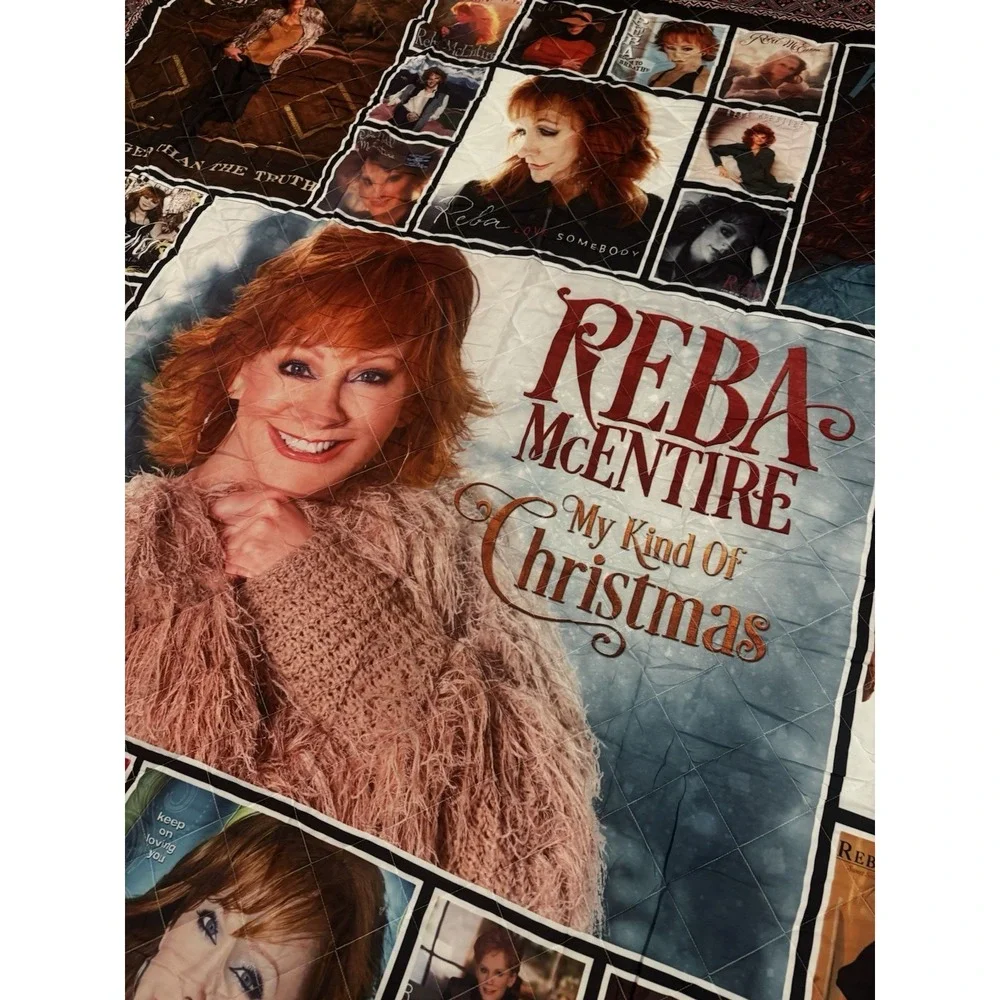 Reba McEntire Queen Comforter Quilt Album Covers‎ 89x97 Blanket Thin Coverlet